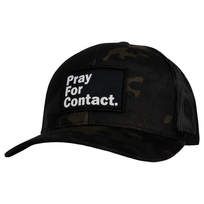 Load image into Gallery viewer, PRAY FOR CONTACT Patch Snapback HAT