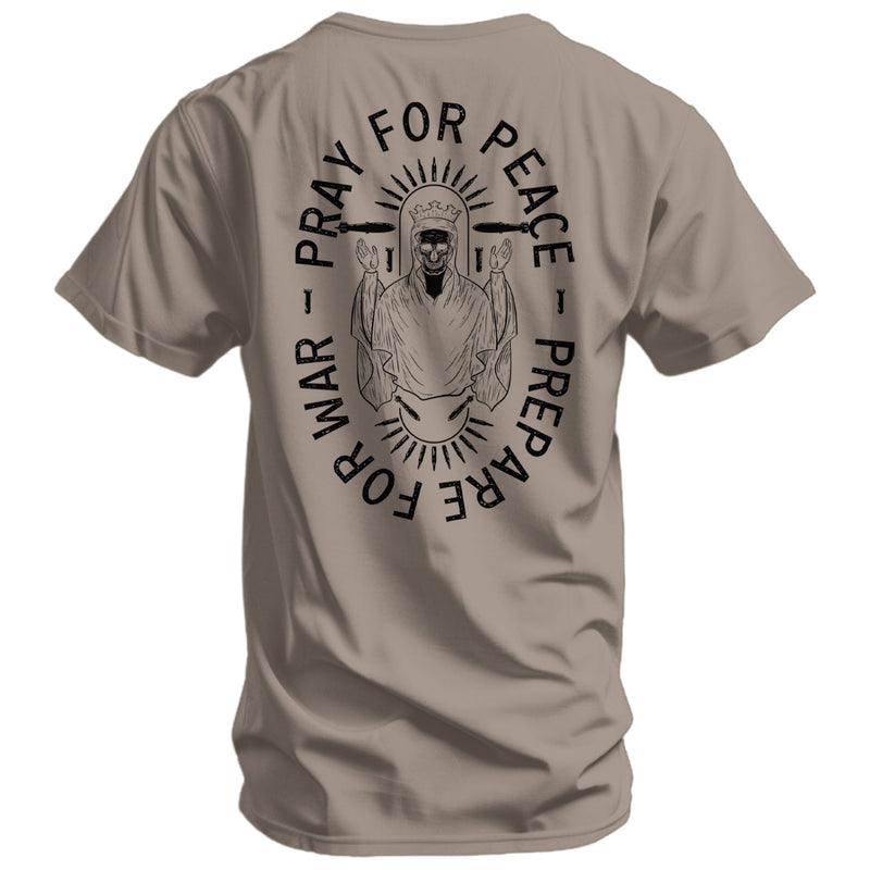 Load image into Gallery viewer, Pray For Peace. Prepare For War. Men's T-Shirt