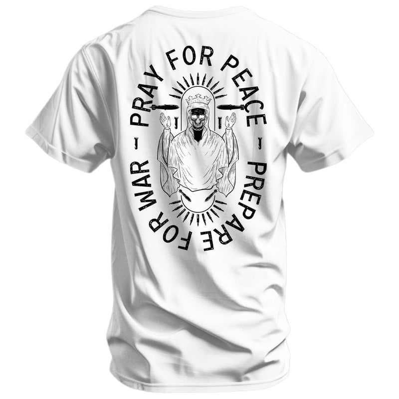 Load image into Gallery viewer, Pray For Peace. Prepare For War. Men's T-Shirt