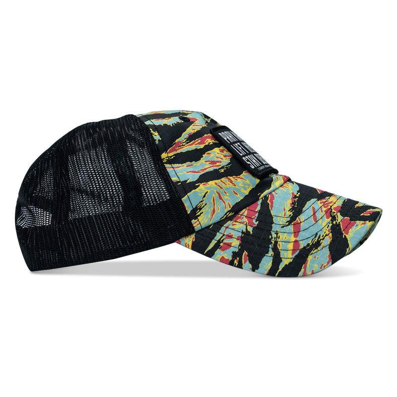 Load image into Gallery viewer, Pray Hard. Lift Heavy. Stay Deadly. Patch Tactical Ripstop Mesh Snapback Hat