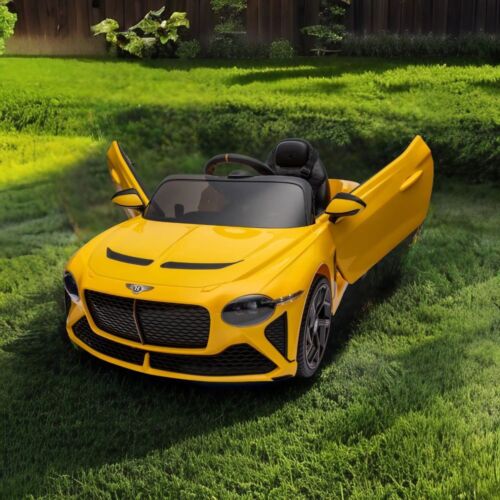 Premium 12V Licensed Bentley Mulsanne Kids Ride-On Car with 2.4G Remote Control for an Enhanced Driving Experience