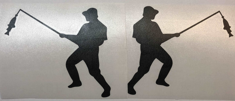 Load image into Gallery viewer, Premium Cast Matte Black Vinyl Lifestyle Decals