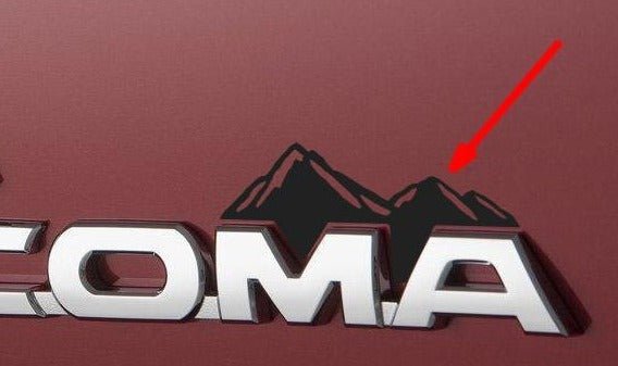 Load image into Gallery viewer, Premium Cast Matte Black Vinyl Decal Mountains for 2005-2015 Tacoma
