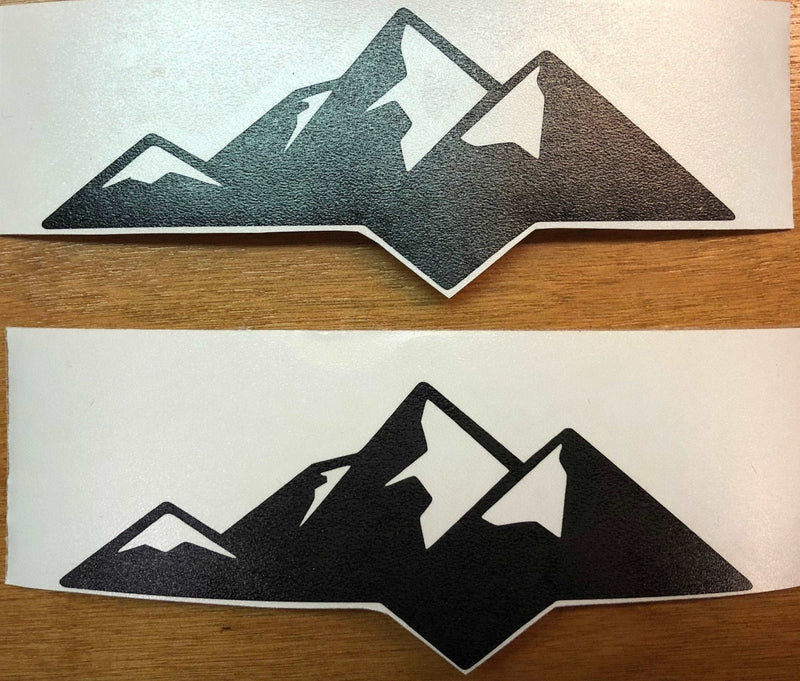 Load image into Gallery viewer, Premium Cast Matte Black Vinyl Decal Mountains for 2007-2026 Tundra