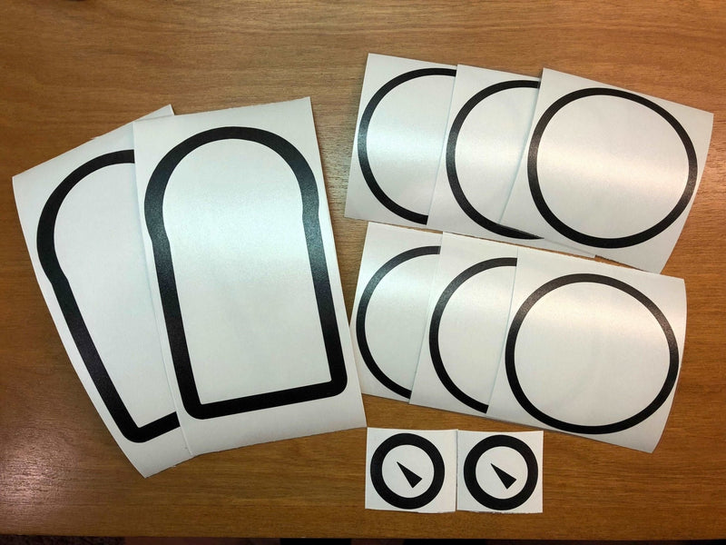 Load image into Gallery viewer, Premium Cast Vinyl Dashboard Blackout Decals for 2016-2023 Tacoma