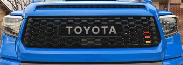 Load image into Gallery viewer, Premium Cast Vinyl Heritage Decals for 2019-2021 Tundra TRD PRO Grille
