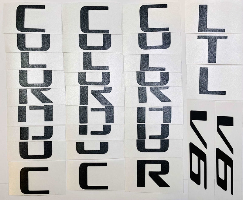 Load image into Gallery viewer, Premium Cast Vinyl Decal Letters for 2014-2026 Colorado Door and Tailgate Emblems