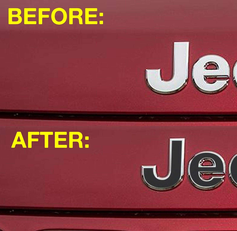 Load image into Gallery viewer, Premium Cast Vinyl Decal Letter Inlays for 2014-2021 Grand Cherokee Hood
