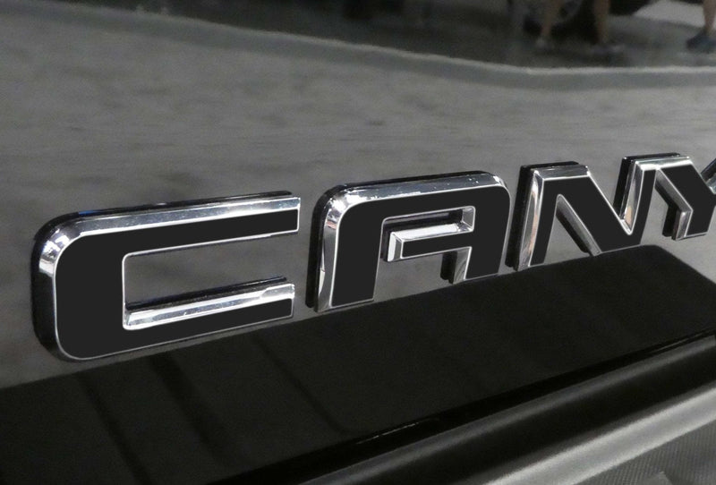 Load image into Gallery viewer, Premium Cast Vinyl Decal Letter Inlays for 2014-2022 Canyon Doors and Tailgate