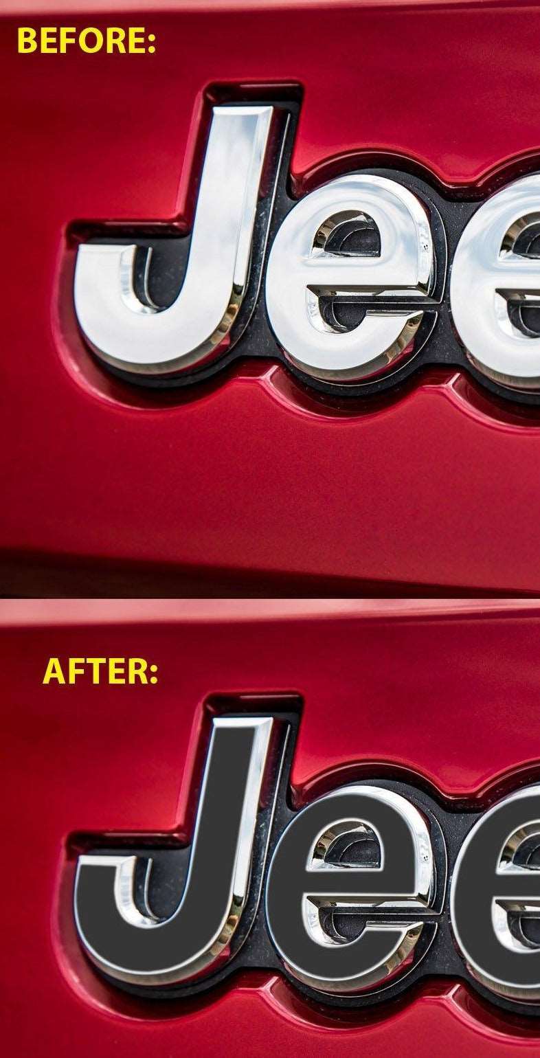 Load image into Gallery viewer, Premium Cast Vinyl Decal Letter Inlays for 2014-2022 Cherokee Liftgate
