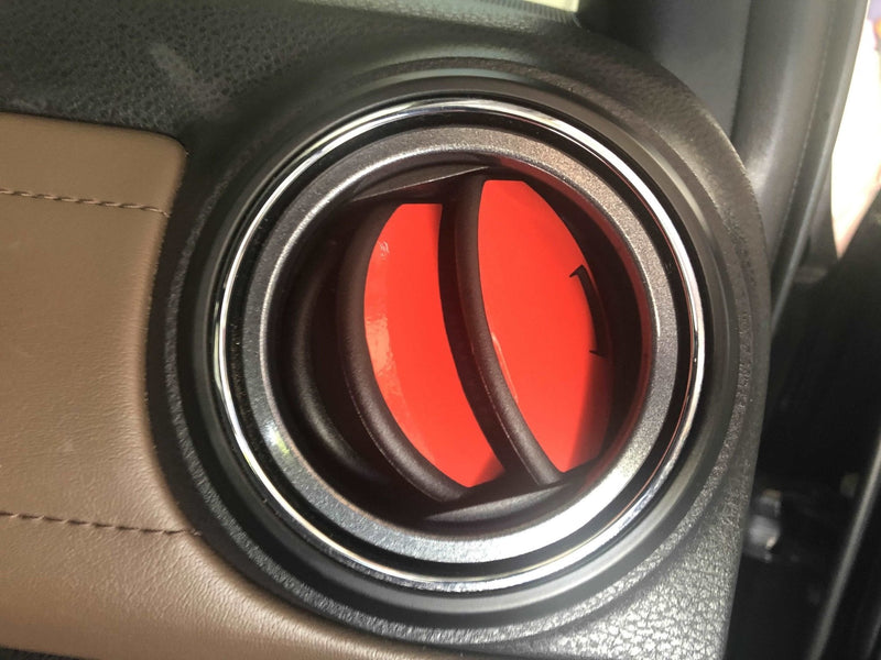 Load image into Gallery viewer, Premium Vinyl Decals for 2016-2023 Tacoma AC Vent Grilles x6