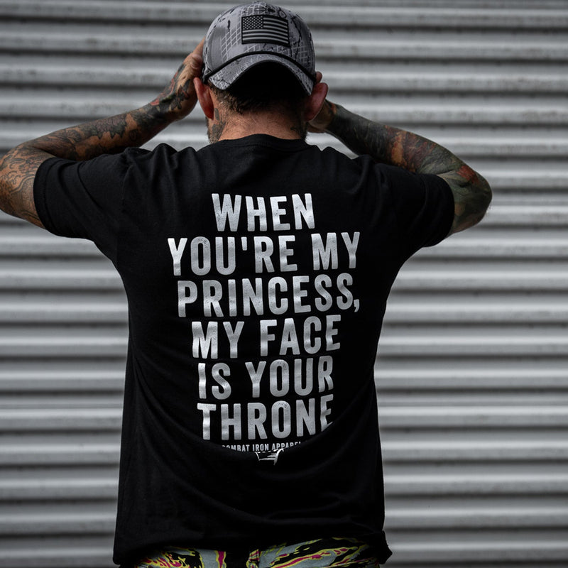 Load image into Gallery viewer, When You're My Princess, My Face Is Your Throne Men's T-Shirt