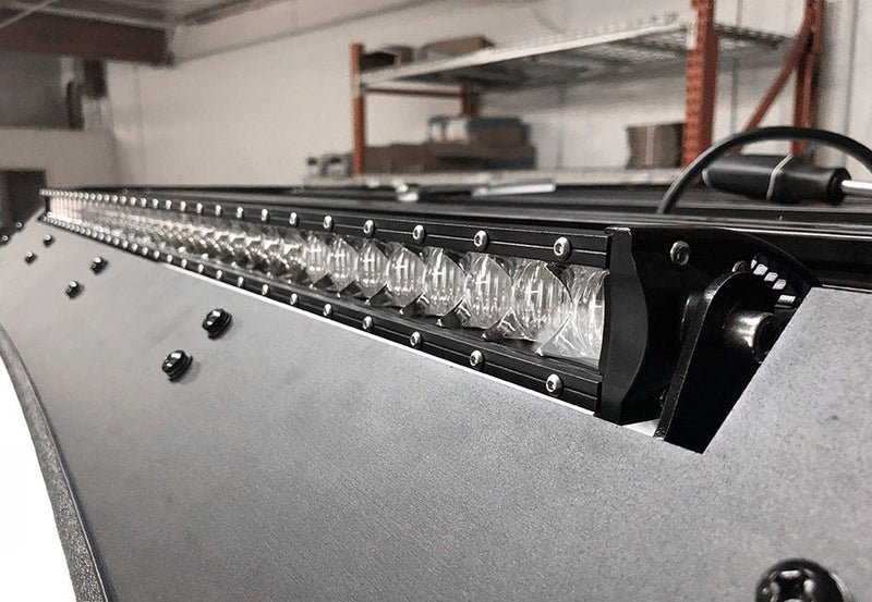 Load image into Gallery viewer, 40" Cut-Out Prinsu Roof Rack Slim LED Light Bar Bracket Kit
