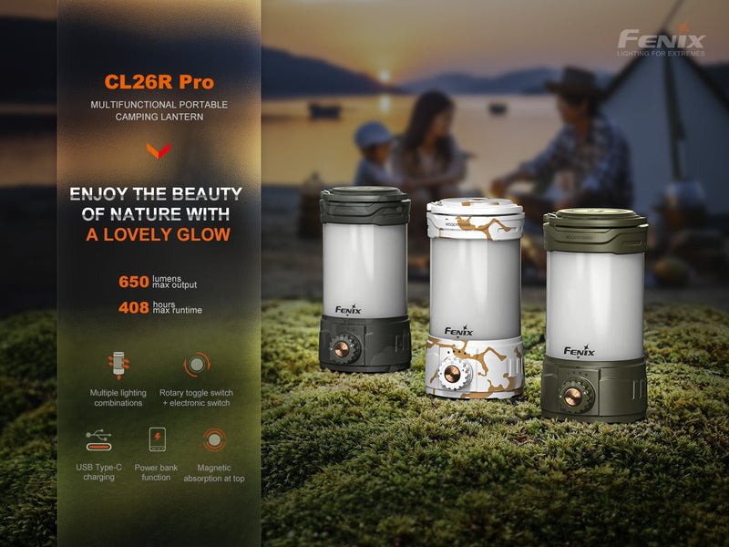Load image into Gallery viewer, Fenix CL26R PRO High Performance LED Rechargeable Camping Lantern