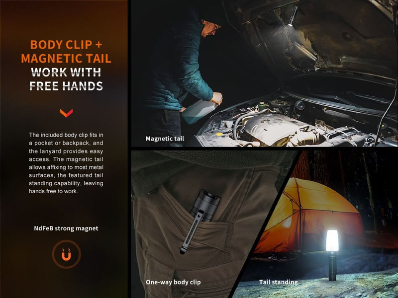 Load image into Gallery viewer, Fenix E35R High-Performance Rechargeable LED Flashlight