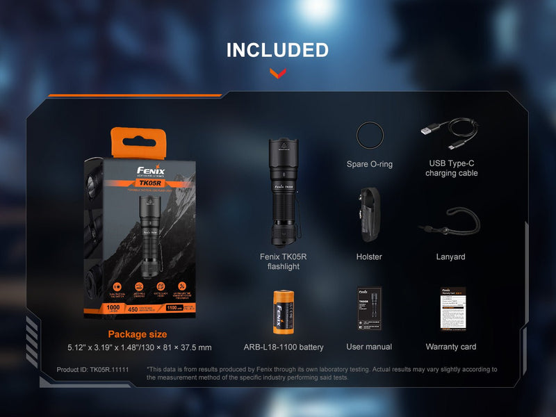 Load image into Gallery viewer, Fenix TK05R Compact Tactical EDC Flashlight