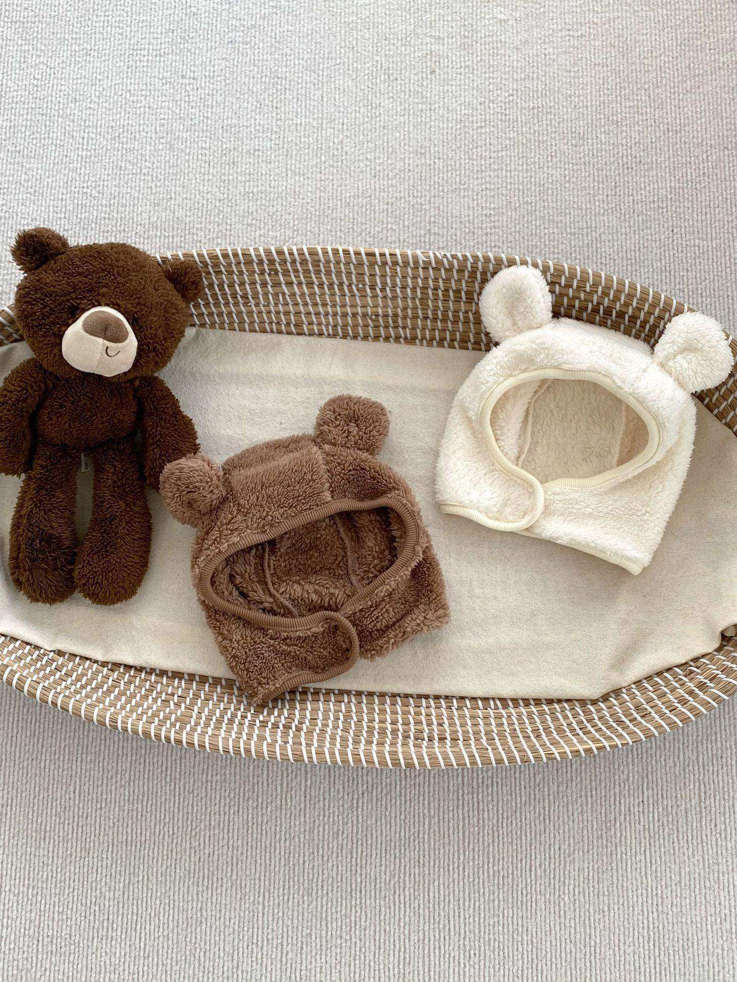 Winter Infant Baby Lovely Teddy Bear Cartoon Pattern Thermal Pajamas Romper - Skoutley Outdoors LLC