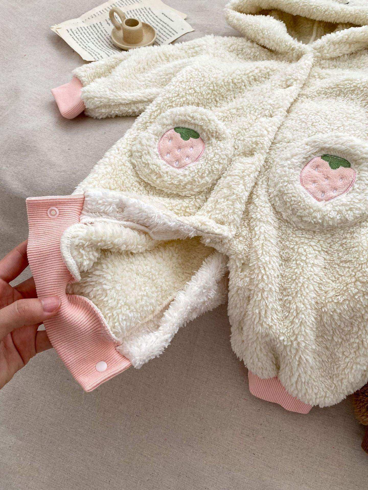 Winter Infant Baby Lovely Little Bear Little Rabbit Style Thermal Pajamas Romper - Skoutley Outdoors LLC