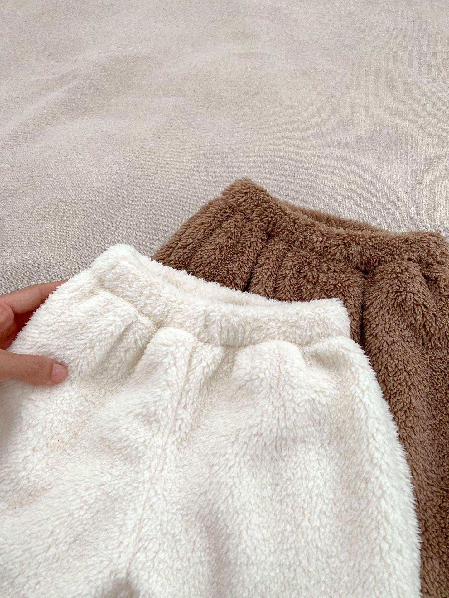 Winter Baby Thick Thermal Long Sleeve Teddy Bear Knitted Sweater And Pants Two Pieces Sets - Skoutley Outdoors LLC