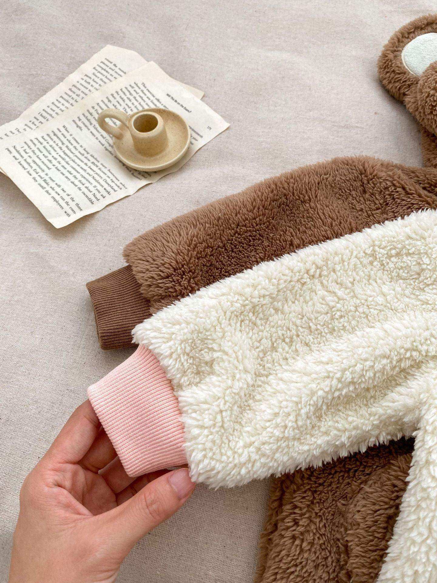 Winter Infant Baby Lovely Little Bear Little Rabbit Style Thermal Pajamas Romper - Skoutley Outdoors LLC