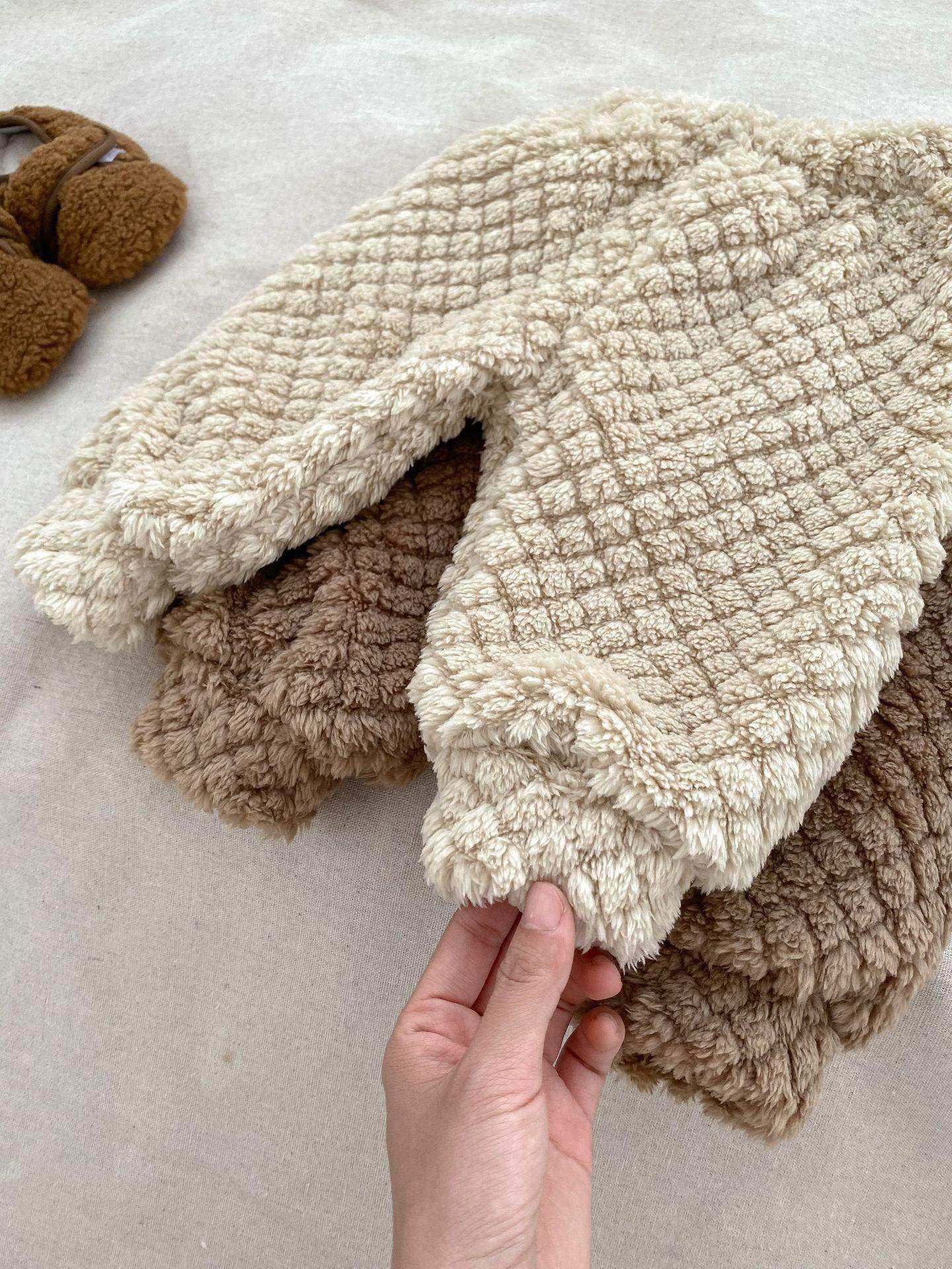 Winter Baby Thick Thermal Long Sleeve Lovely Dog Cartoon Pattern Sweater And Pants Two Pieces Sets - Skoutley Outdoors LLC