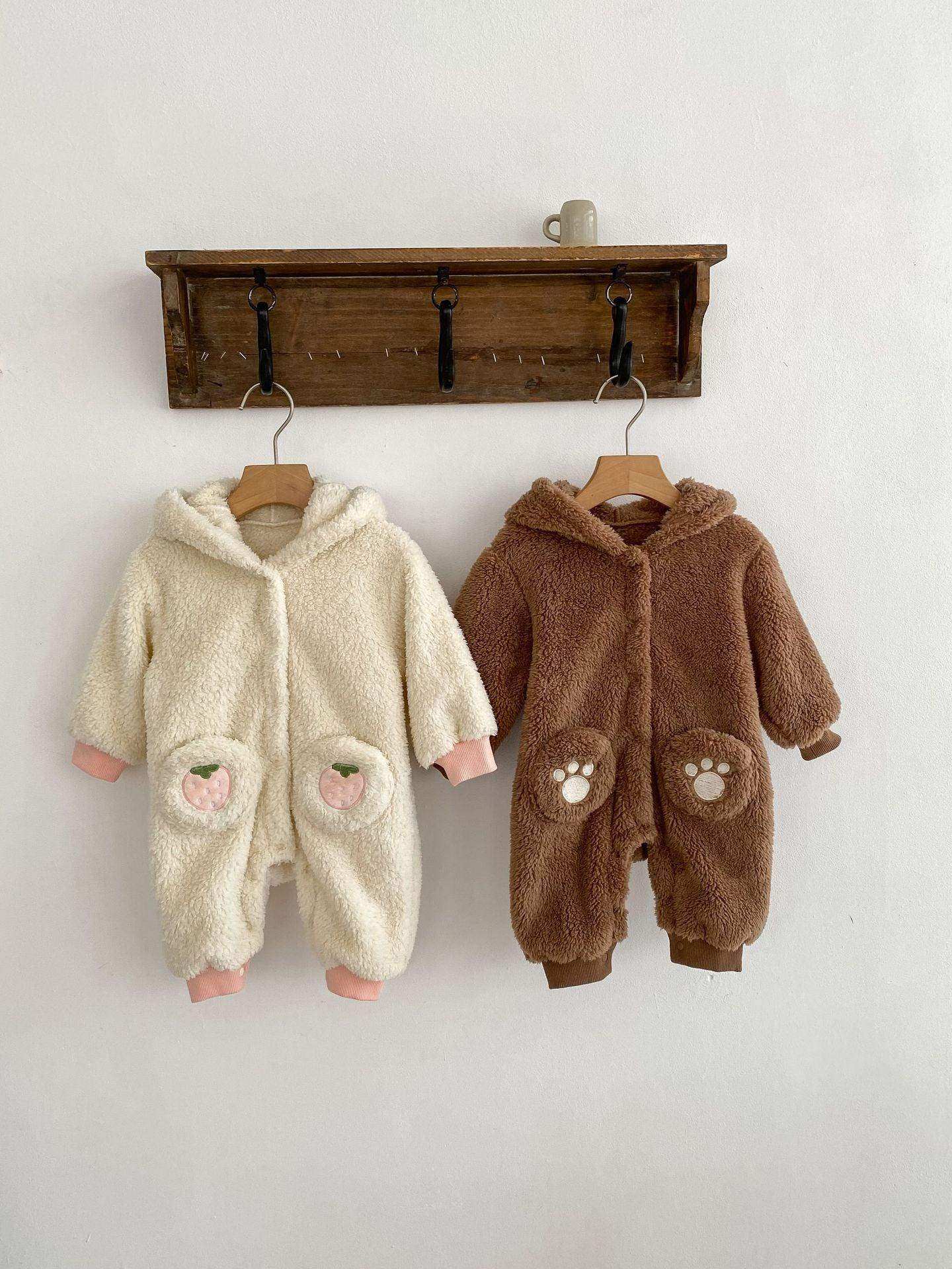 Winter Infant Baby Lovely Little Bear Little Rabbit Style Thermal Pajamas Romper - Skoutley Outdoors LLC