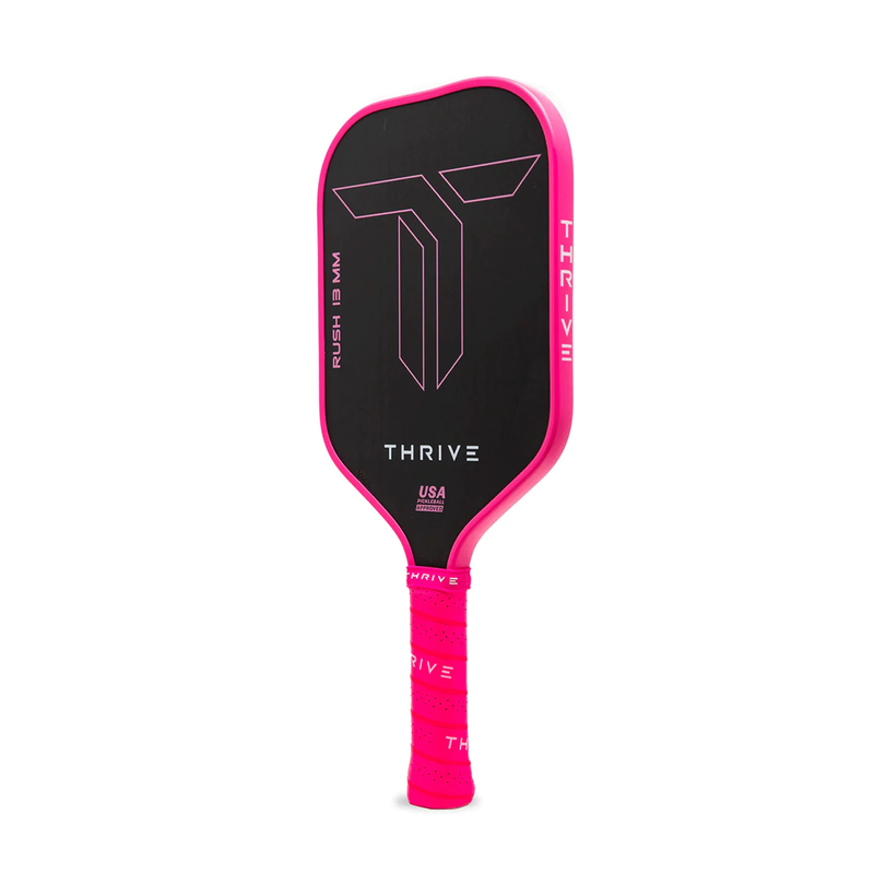 Load image into Gallery viewer, RUSH 13 SINGLES (PINK) Includes custom weight card, paddle cover, paddle eraser, and lead weights.