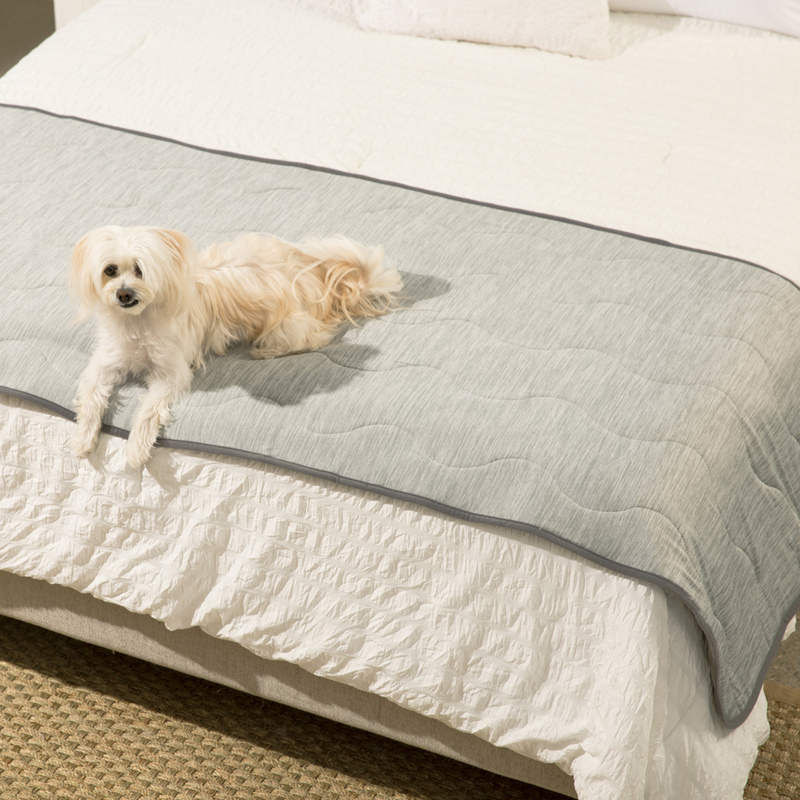 Load image into Gallery viewer, PupChill™ Cooling Waterproof Runner Blanket - Arctic Grey