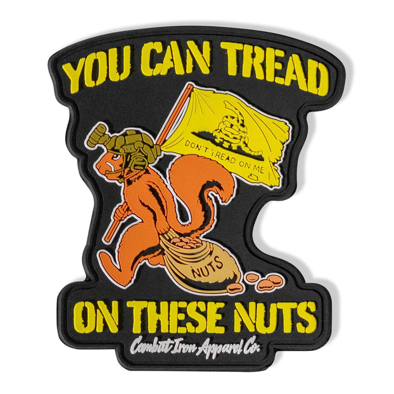 Load image into Gallery viewer, You Can Tread On These Nuts Tactical Squirrel PVC Patch