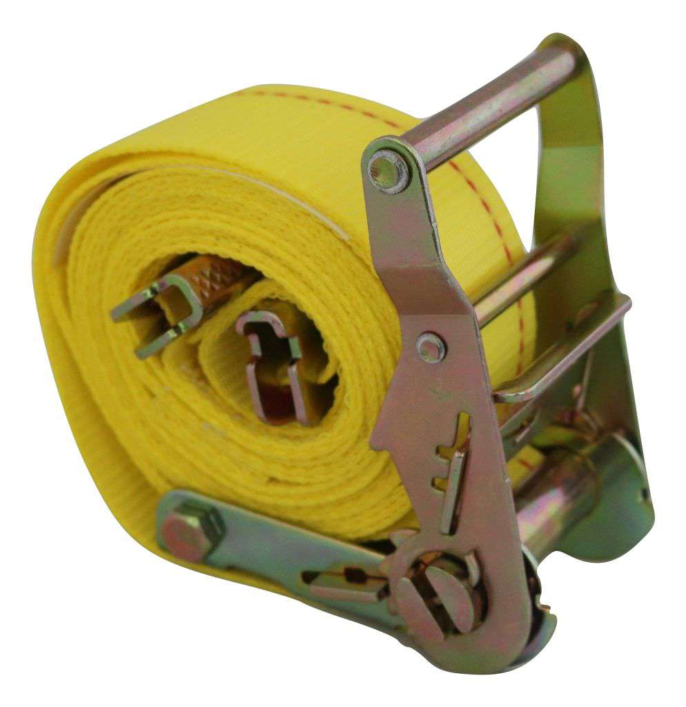 2" x 12 Ft Interior Van Ratchet E-Track Straps w/ Spring E Fittings | 1,000 PACK