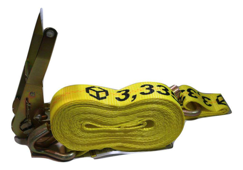 Load image into Gallery viewer, QTY 20 - 2" x 27 Ft. Flatbed Ratchet Strap w/ Wire Hooks