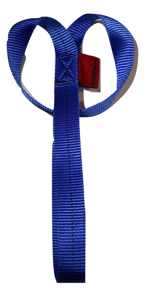Load image into Gallery viewer, 1 X 18 Inch Blue Soft Tie Loops BLUE | 4 PACK