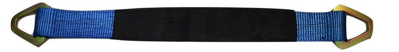 Load image into Gallery viewer, 24" Axle Straps Auto Car Hauler Tie Downs Tow Wrecker QTY 4 | BLUE