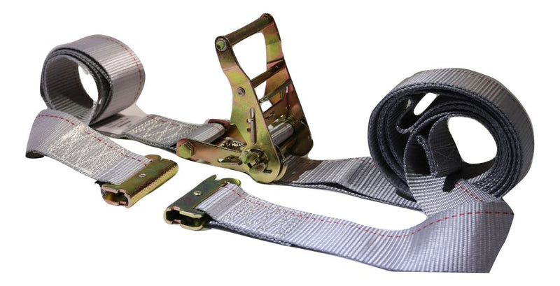 Load image into Gallery viewer, 2"x 16 Ft Logistic Van Ratchet E-Track Straps w/ Spring E Fittings | 4 PACK