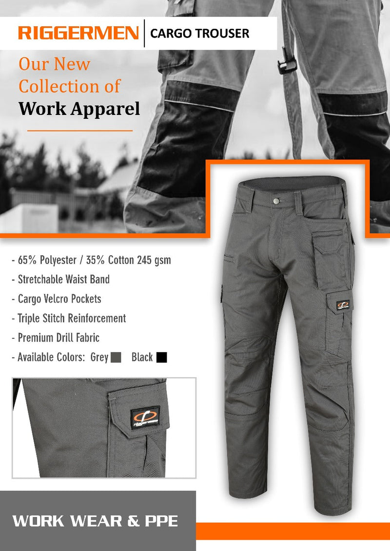 Load image into Gallery viewer, Riggermen Tactical Work Pants for Men - Durable Casual Trousers with Holster Pockets for Outdoor and Work Use