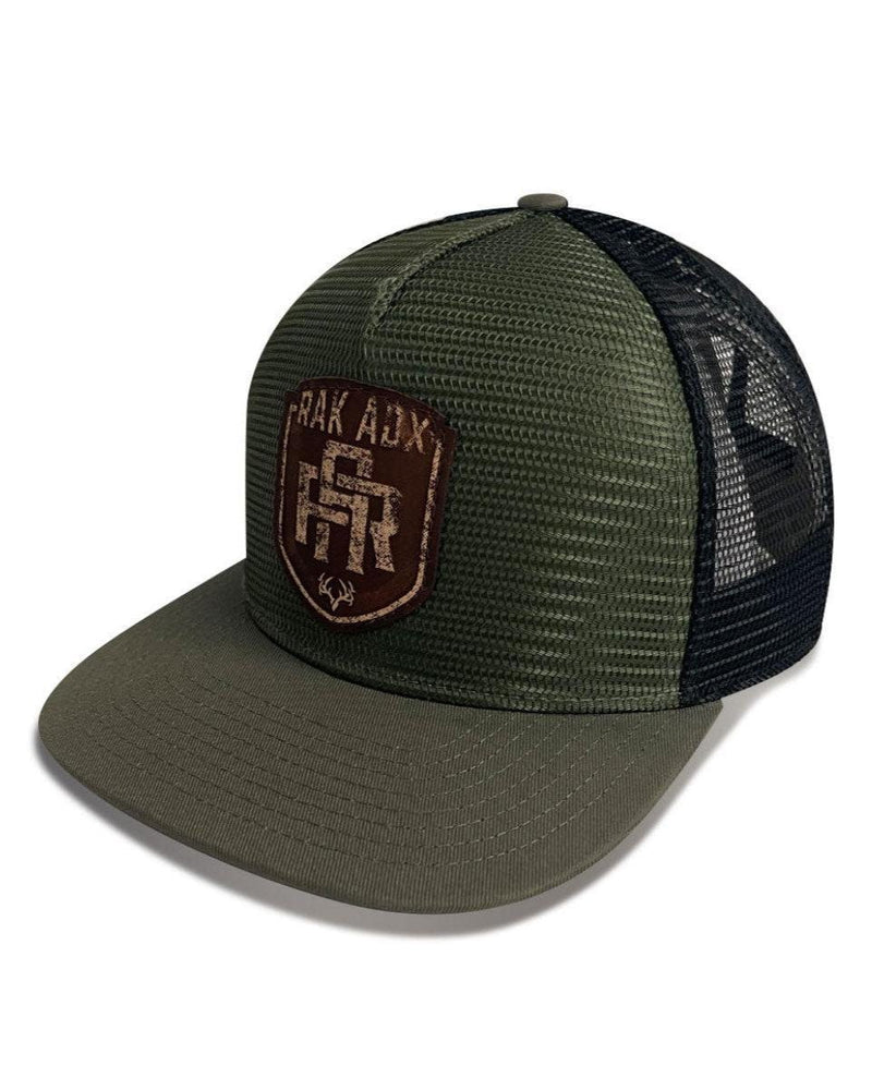 Load image into Gallery viewer, RA Branded Leather Mesh Hat