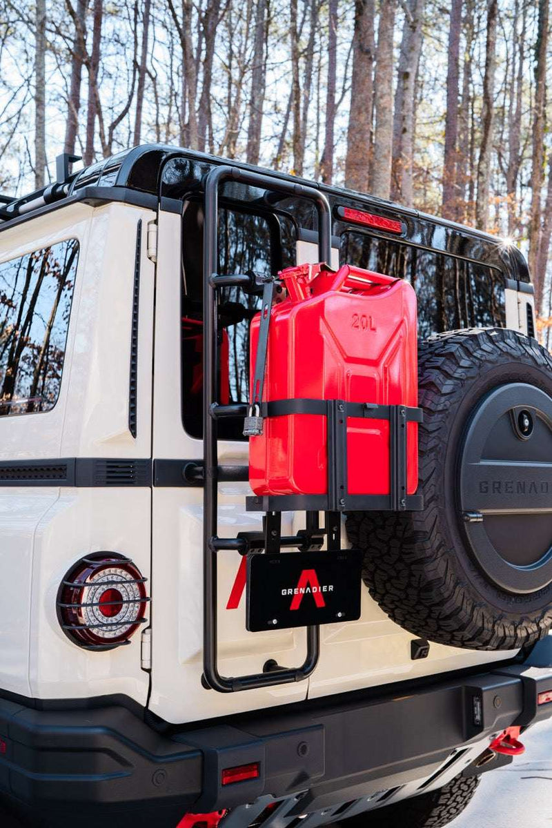 Load image into Gallery viewer, 20L NATO Jerry Can Carrier for Side & Rear-Ladder Accessory Carriers