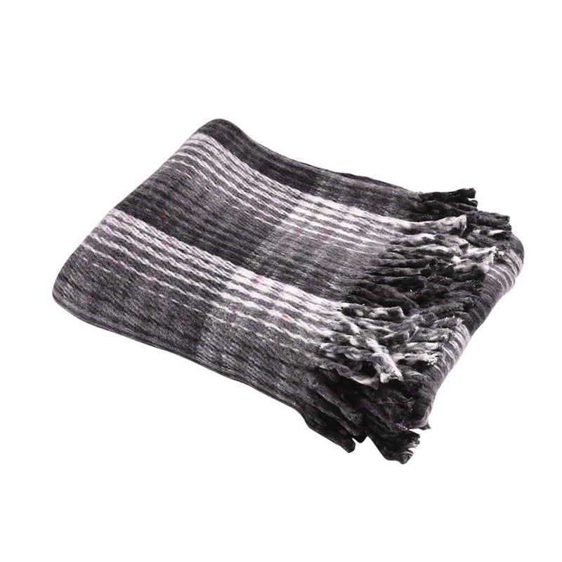 Load image into Gallery viewer, Recycled Plaid Yoga Blanket