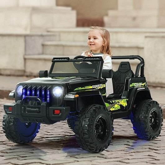 Red 12V Kids Ride-on Jeep Car with Remote Control