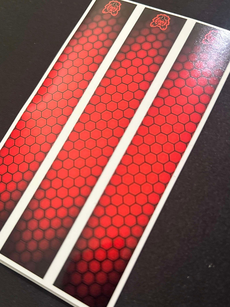 Load image into Gallery viewer, Black Drop Shadow Honeycomb Arrow Wraps