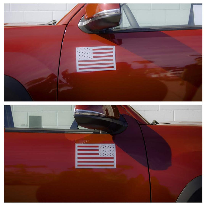 Load image into Gallery viewer, American Flag Magnets - Metallic Grey