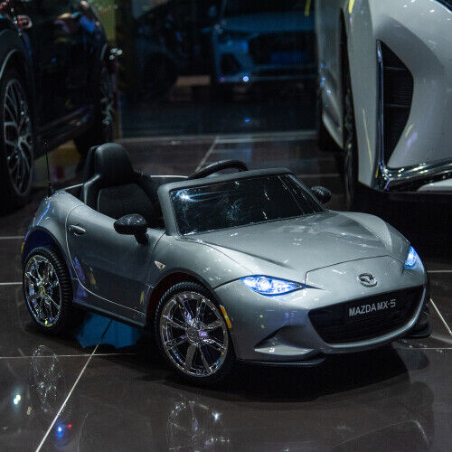 Remote-Controlled Mazda MX-5 RF 12V Ride-On Car for Kids with 2.4G Technology