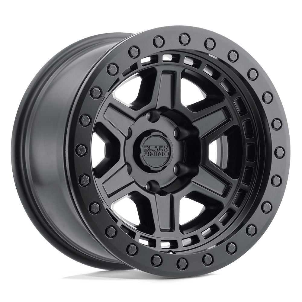 Black Rhino Hard Alloys Reno Matte Black W/ Brass Bolts