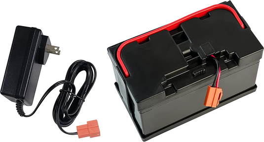 Replacement Battery and Charger Set for Huffy Torex UTV 24V Child Ride-On