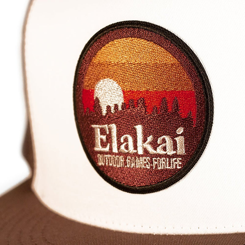 Load image into Gallery viewer, Retro Elakai Patch Flat Brim Hat