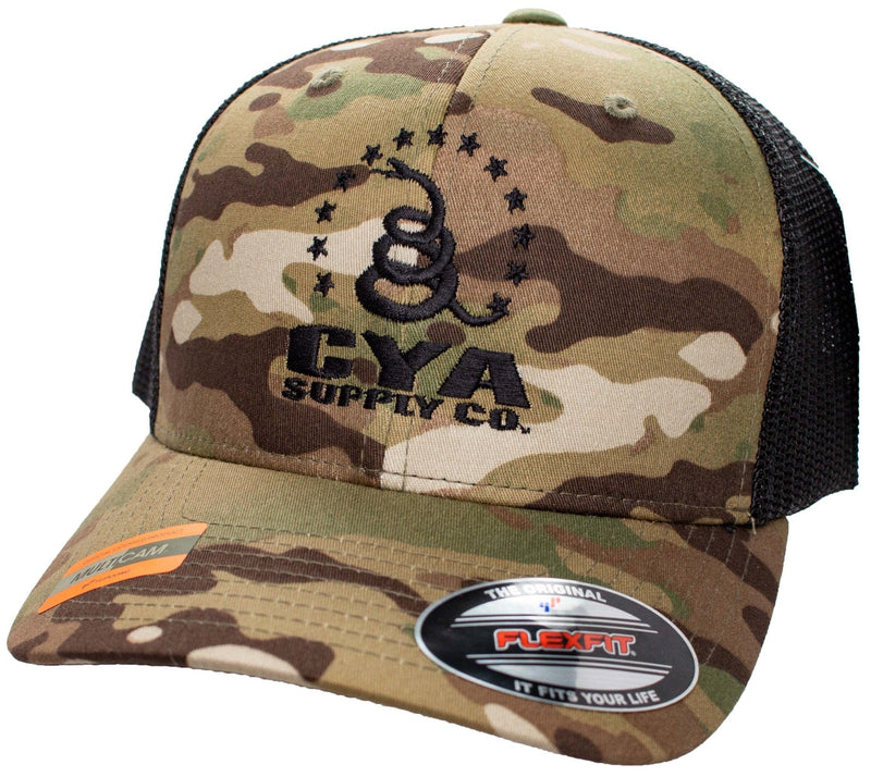 Load image into Gallery viewer, Retro Snapback Trucker Flexfit Cap Multicam