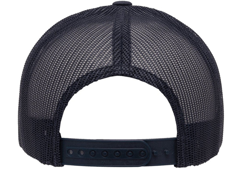Load image into Gallery viewer, Retro Snapback Trucker Flexfit Cap Navy Blue