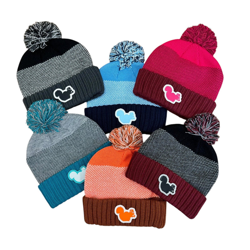 Load image into Gallery viewer, RHR Secret Squirrel 24 Pom Pom Beanie