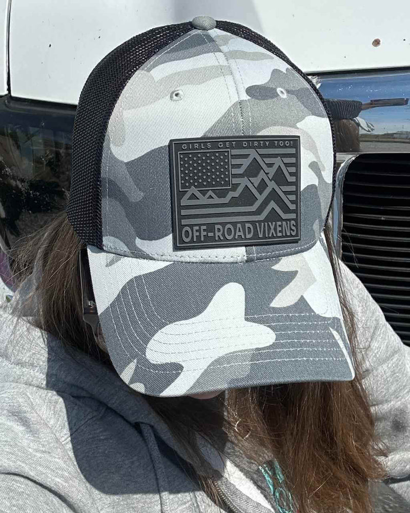 Load image into Gallery viewer, Ride Free Camo Trucker