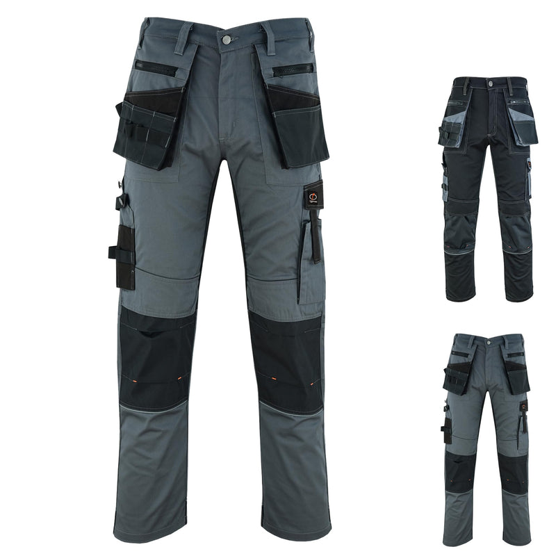 Load image into Gallery viewer, Riggermen Mens Work Pants Lightweight Cargo Tactical Trouser with Holster Pockets Relaxed Fit Safety Pants for Construction